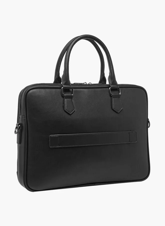 DUCHINI BLACK Men Detachable Strap Portfolio Bag for Men | Best Price UAE